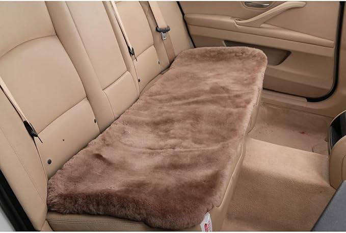 Fluffy Genuine Australia Sheepskin Car Seat Cover - Image 4