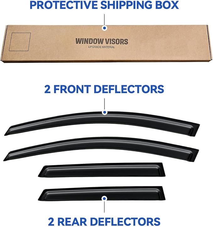 Window Visors Rain Guards Shield - Image 5