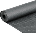 7.5 x 17 FT Garage Floor Mat, Thickened Diamond Plate PVC Garage Parking Mat by Dollate