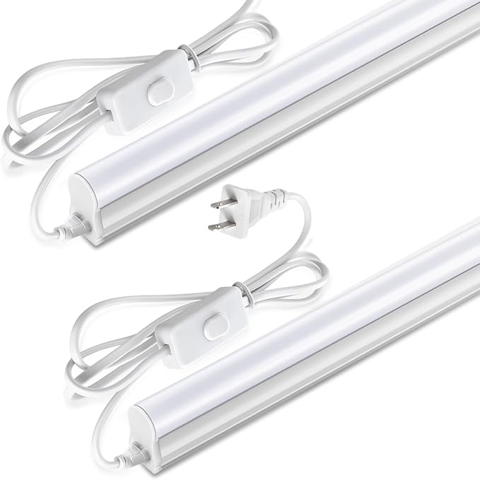 Pak LED Shop Lights, 4FT T5 Integrated Utility Fixture, 2300LM 6500K Cool White by Paklighting