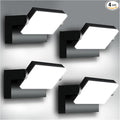 40W LED Wall Light, 4000LM 5000K 360° Wide-Angle Exterior Wall Floodlights by TOMOURD