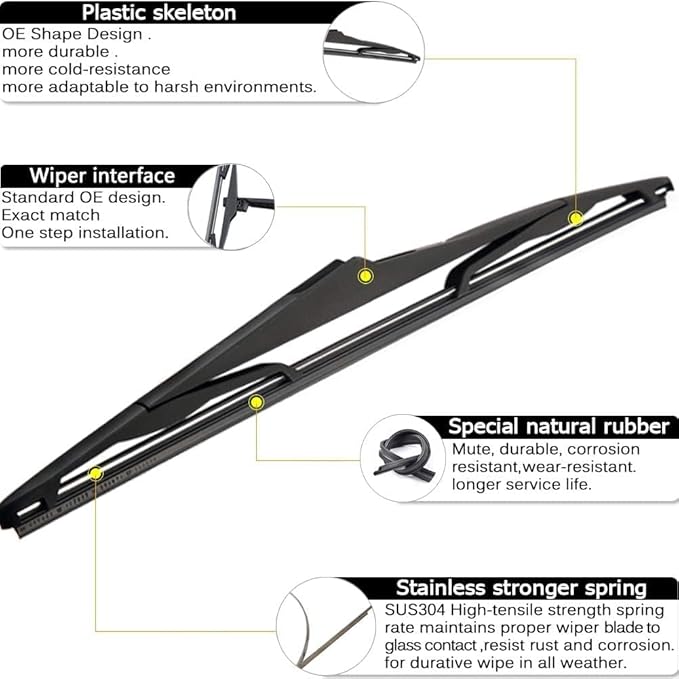 AUTOBOO 15"+15" Windshield Wipers - Image 4