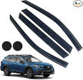 Rain Guards for Subaru Outback 2010-2014, Tape-on Side Window Deflectors by LETINGFAR