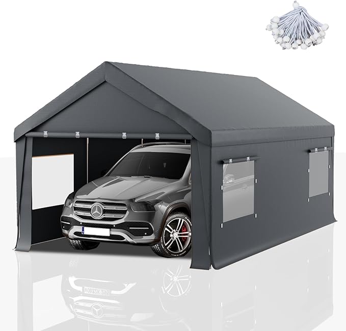 Carport 10x20 FT Heavy Duty, Outdoor Portable Garage by RICHRYCE