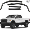 GrandWheel Co Smoke Tinted in-Channel Side Window Vent Visor Deflectors Rain by Unknown