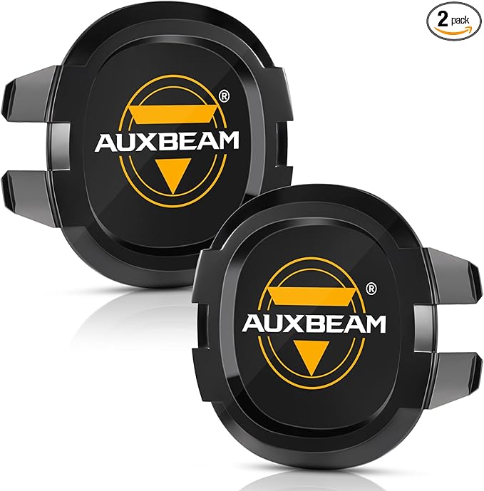 Auxbeam P4 Series Round Protective Light Covers, 4 Inch Black Offroad LED Pods by Auxbeam