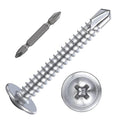 Wensilon #10×1-1/4”for Sheet Metal Self-Tapping Screws 410 Stainless Steel by Wensilon