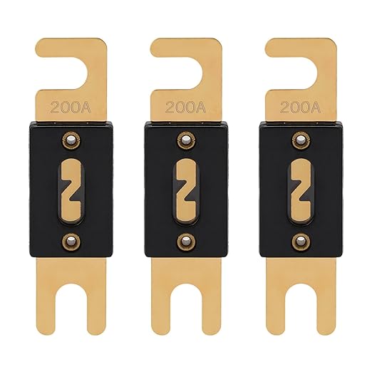 200A ANL Fuse 200 Amp Inline Blade Fuses 32V by VEXUNGA