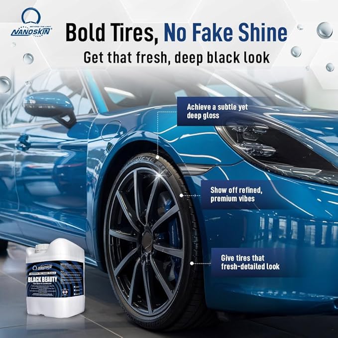 Nanoskin Black Beauty Tire Shine & Conditioner 5 Gallons - Image 7