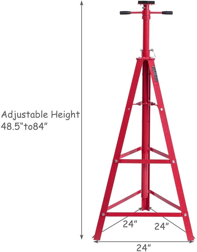 Under Hoist Tripod Stand, Jack Stands 2 Ton High Lift Jack Stand Reach Under - Image 2