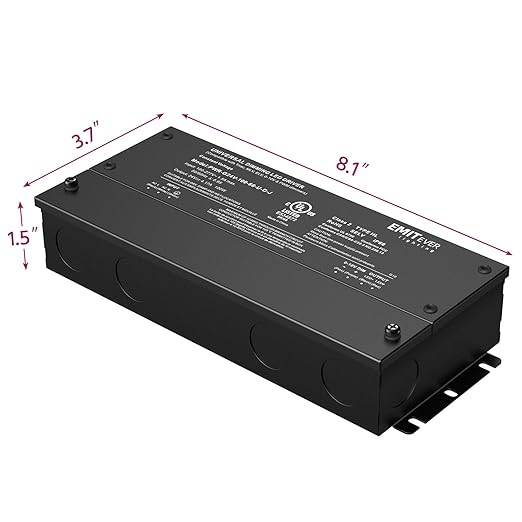 EMITEVER Dimmable Led Driver, 100W AC 100V-277V to DC 24V Transformer, 5-in-1 - Image 3