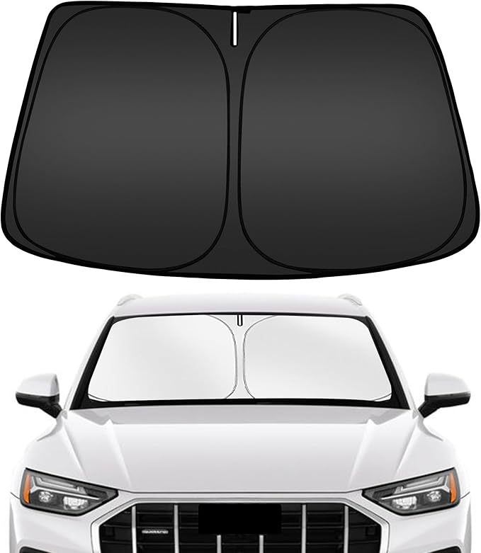 ARISMOTOR Windshield Sun Shade for Audi Q5 2018-2025 2026, Custom Fit Foldable by ARISMOTOR