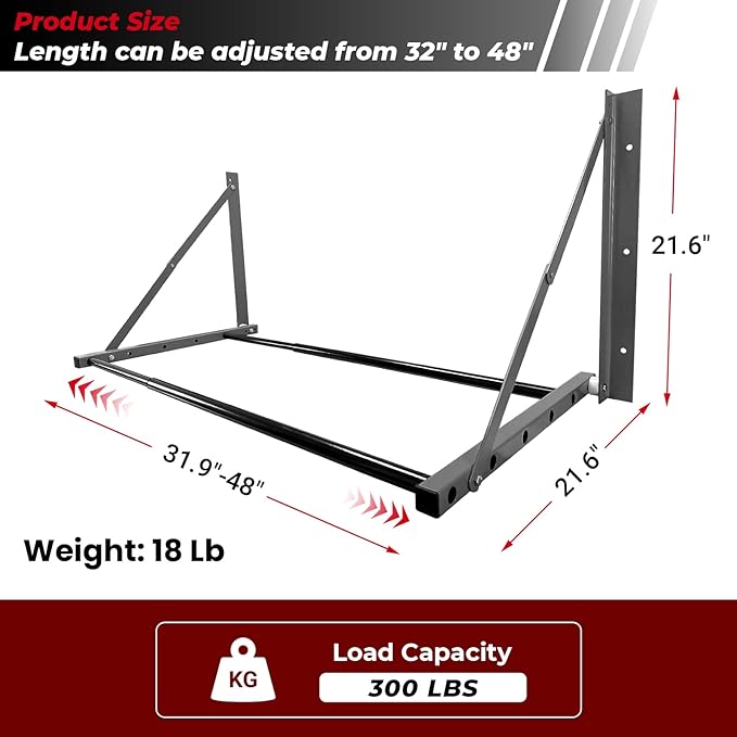 Tire Storage Rack for Garage, Folding Tire Rack Wall Mount - Image 2