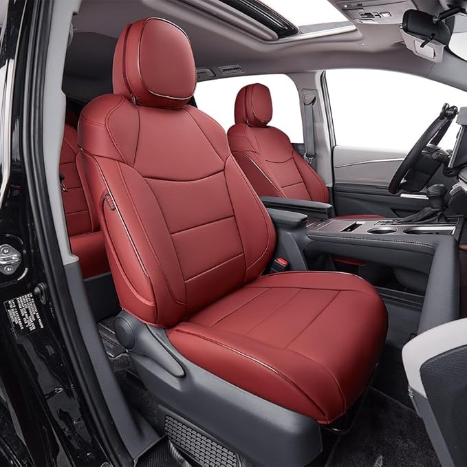 EKR Sienna Seat Covers for 2021-2025 Toyota Sienna Limited, 2nd Row Captain by EKR
