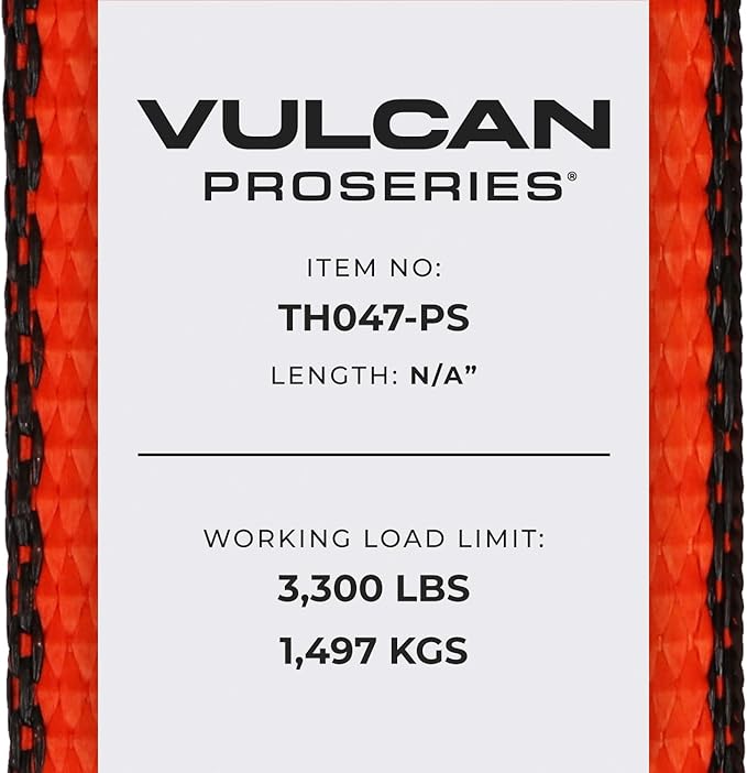 VULCAN Car Tie Down with Snap Hook - Image 9