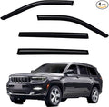 Window Visors Rain Guards fits 2021-2025 Grand Cherokee L, Out-Channel Window by Unknown