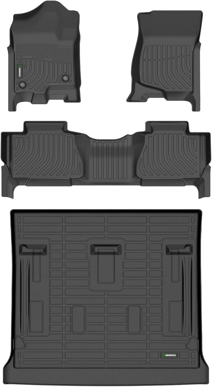 ANBINGO®Floor Mats Fit for Chevy Tahoe/GMC Yukon 2007-2014&Cargo Liners All by ANBINGO