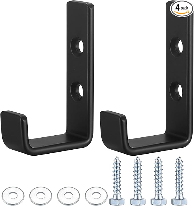 Heavy Duty Garage Hooks for Hanging, J Utility Hooks for Extension Cord Tool by qiwuhai