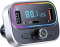 Bluetooth FM Transmitter for Car Wireless Radio Adapter Kit, Hands-Free Calling by GUANDATECHNOLOGIESCOLTD