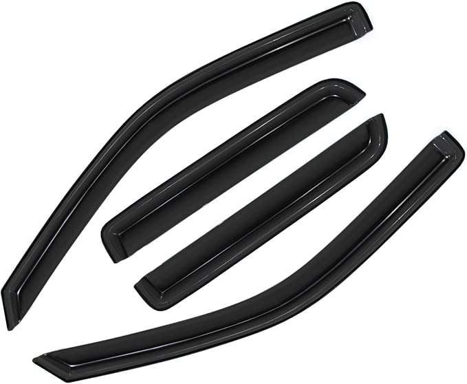 Window Visors Compatible with 2004-2012 Chevy Colorado/GMC Canyon Crew Cab - Image 2