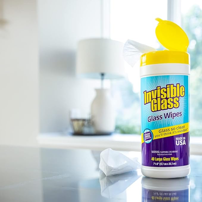 Invisible Glass 90160-6PK Glass Cleaning Wipes Perfect - Image 6