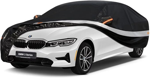 10 Layers Car Cover Custom Fit for BMW 3 Series 320i 328i 330i 335i M340i by Holthly