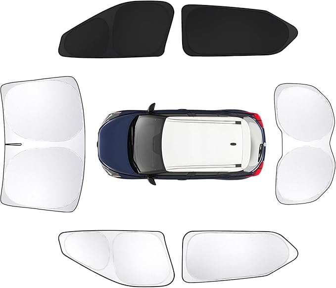 6pcs Car Window Shades for Nissan Kicks 2018-2024 Accessories, Windshield Side by Unknown