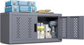 Metal Wall Storage Cabinet Steel Wall Mounted Garage Storage Cabinet by Karini
