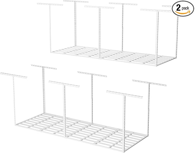 SunsGrove 3x8 Garage Storage Overhead Rack Organization, Adjustable Ceiling by SunsGrove
