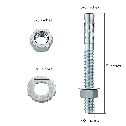 3/8x5" 30Pcs Inch Standard Fasteners - Image 2
