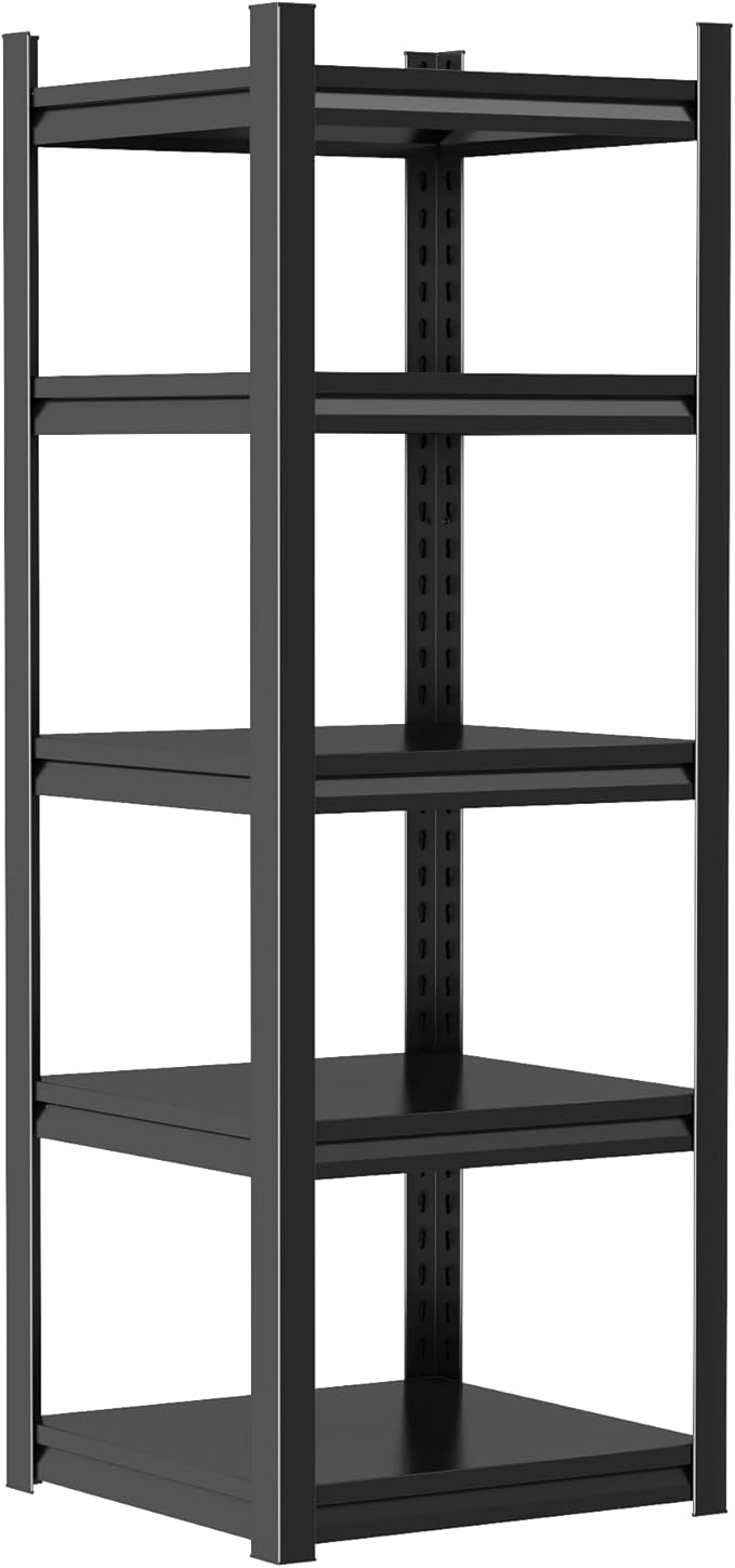 Metal Garage Shelving Unit, Heavy Duty 5-Tier Adjustable Storage Rack, Steel by Notmise