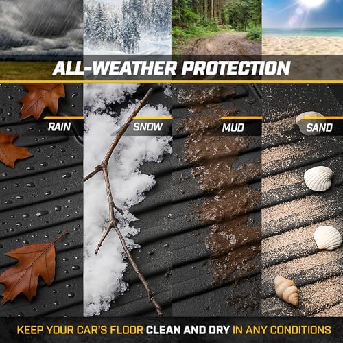 CAT® JustFit™ 3D Custom Fit Floor Mats, Chevy Equinox GMC Terrain 2019 2020 2021 2022 2023 2024, Heavy Duty Car Floor Liner Protection Laser Measured, Chevy Equinox Accessories for GMC Terrain