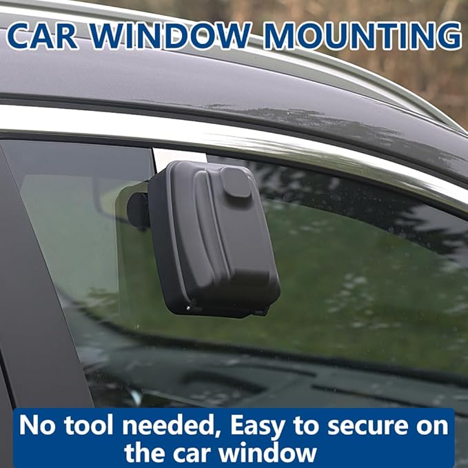 Car Window Punch Button Lock Box, Sturdy Waterproof Large Capacity Lock Box - Image 5