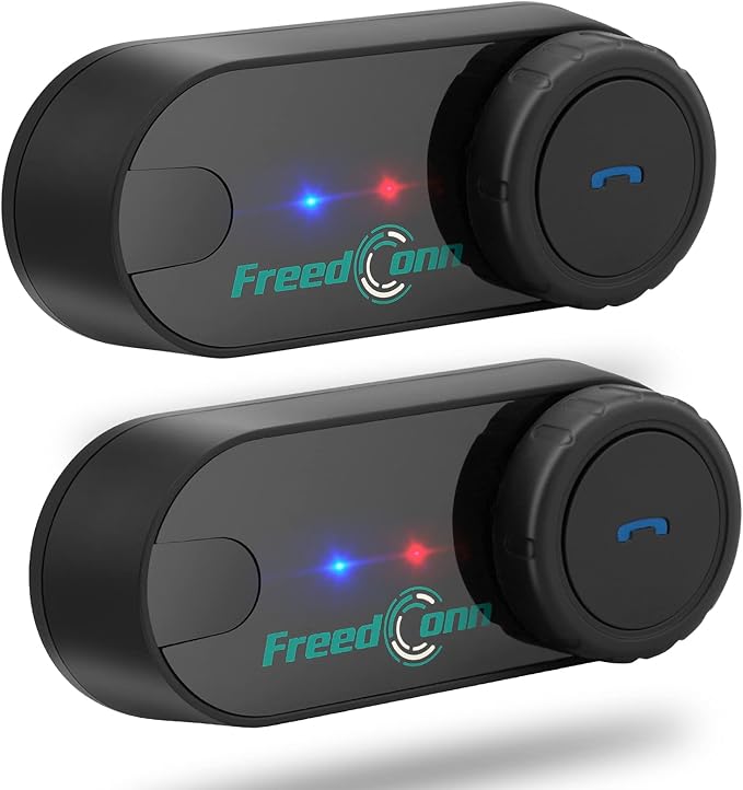 FreedConn TCOM VB Motorcycle Helmet Bluetooth Headset, Motorcycle Communication by FreedConn