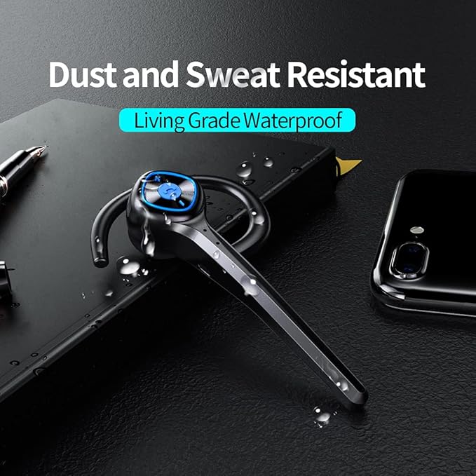 IHAO Wireless Bluetooth Earpiece Headphone Dual Noise Cancelling Mic Painless - Image 5