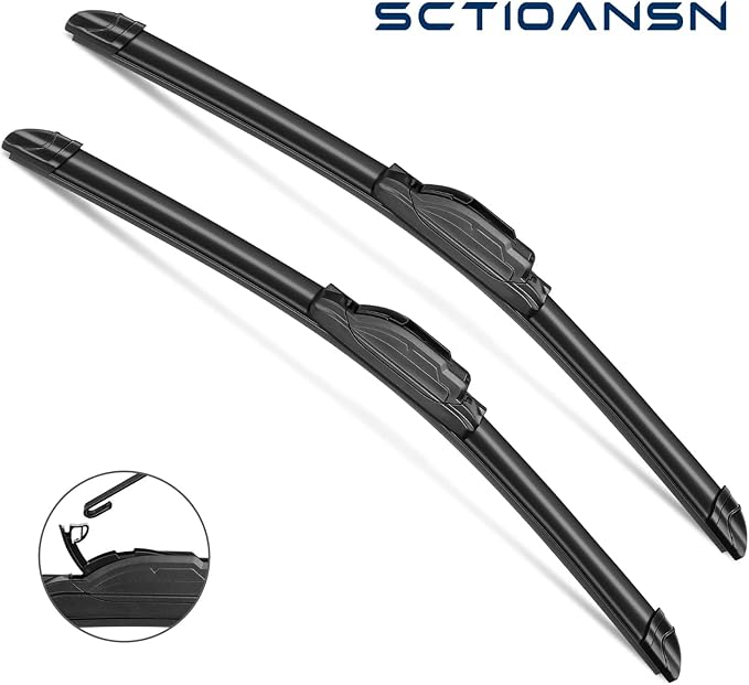 3 Wipers Set for Ford Escape Mercury Mariner 2005-2007, Windshield Wiper Blades - Image 3