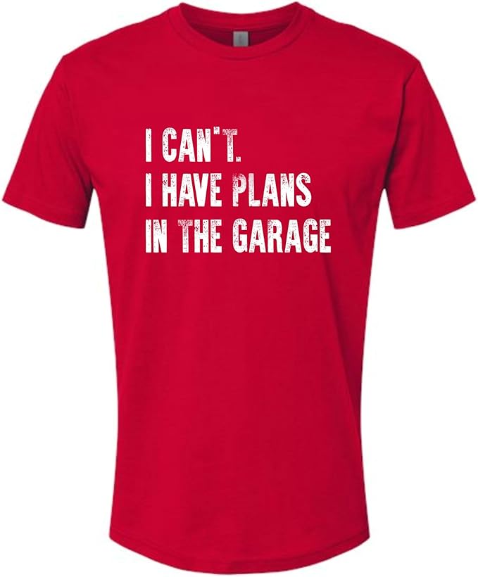 Go All Out Adult I Can't I Have Plans in The Garage Funny Dad Gift Deluxe Soft - Image 2