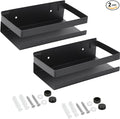 Lallisa 2 Pieces Stainless Steel Shelf Bathroom Shower Floating Shelves Wall by Lallisa