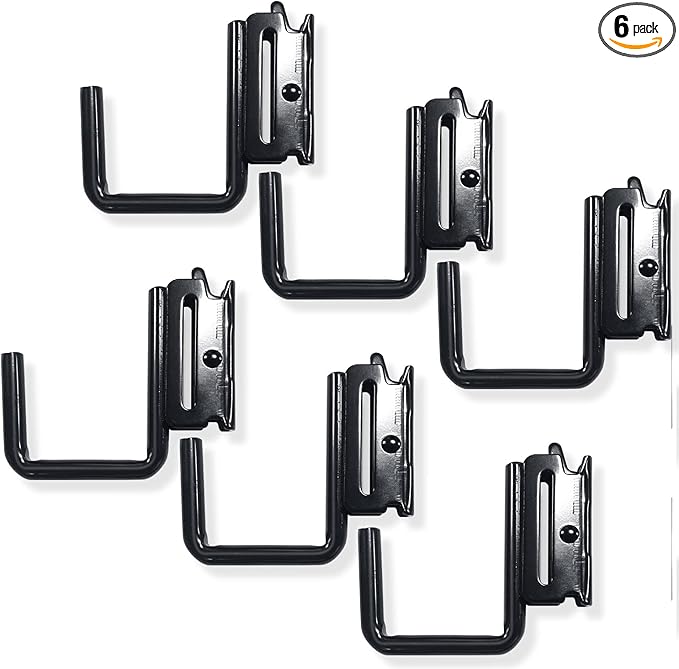 6PCS E Track J Hooks Heavy Duty E Track X Track Steel Hanger, Spring Fitting E by KOPKIO