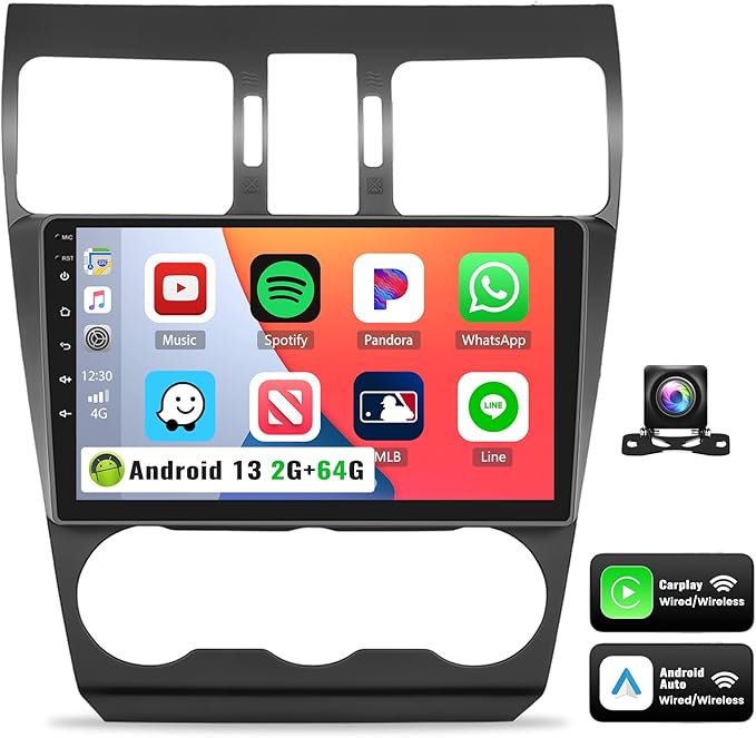 UNITOPSCI 2G+64G for Subaru Forester WRX Impreza 2013-2015 Radio Android 13 Car by UNITOPSCI
