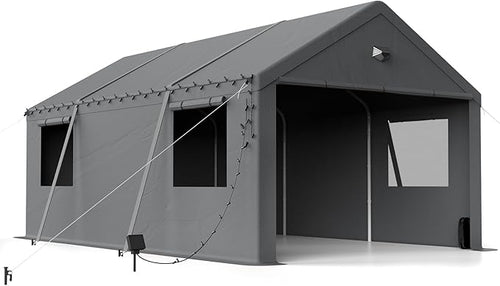 12x20 Carport Canopy, Heavy Duty Car Port, Portable Car Ports Garage by BENASS