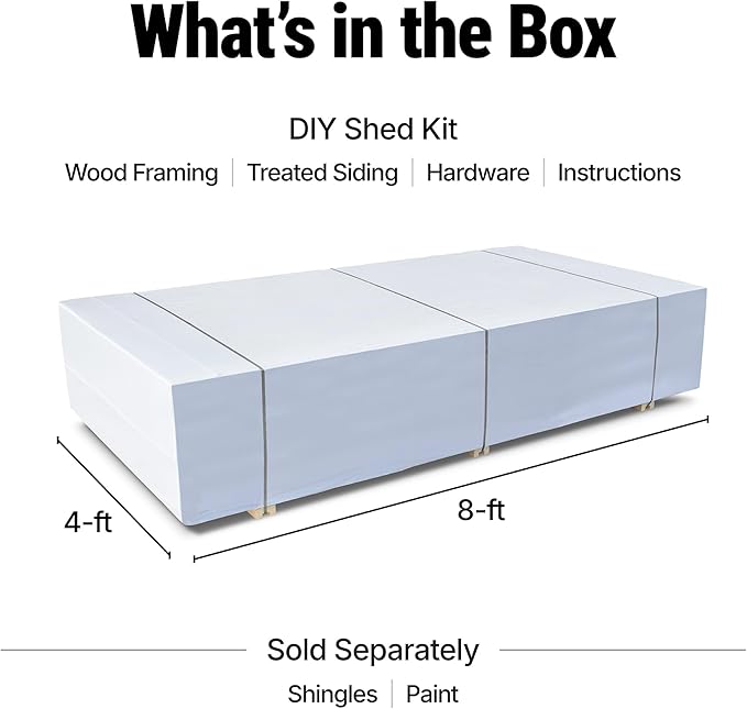 Handy Home Products Windemere 10x12 Do-it-Yourself Wooden Storage Shed - Image 11
