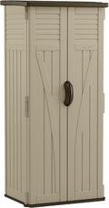 Suncast 22 Cubic Feet Capacity Tall Plastic Vertical Outdoor Shed by Suncast