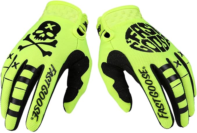 Dirt Bike Motorcycle Gloves for Men Women Finger Touchscreen Motorbike Gloves by QUENLOOP