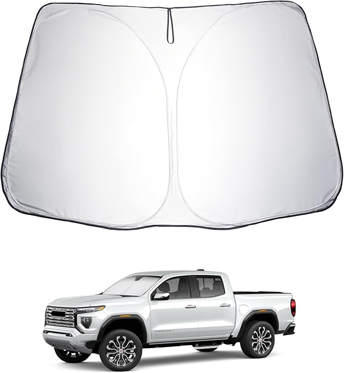 LUWU for 2023 2024 2025 Chevy Colorado & GMC Canyon Windshield Sun Shade by LUWU