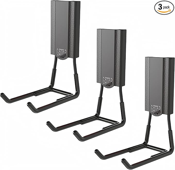 GATOR MAGNETICS Open Storage Hook: 4in Black 3-Pack, The Ultimate Workshop & by GatorMagnetics