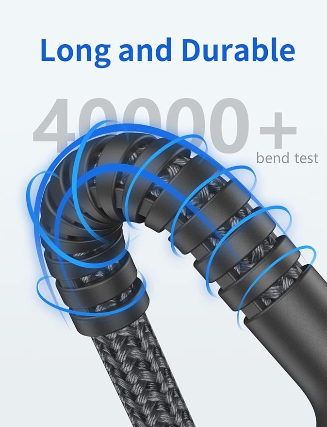 Extra Long USB C to USB C Cable 15FT, 100W USB C Cable Fast Charging, Upgraded - Image 5
