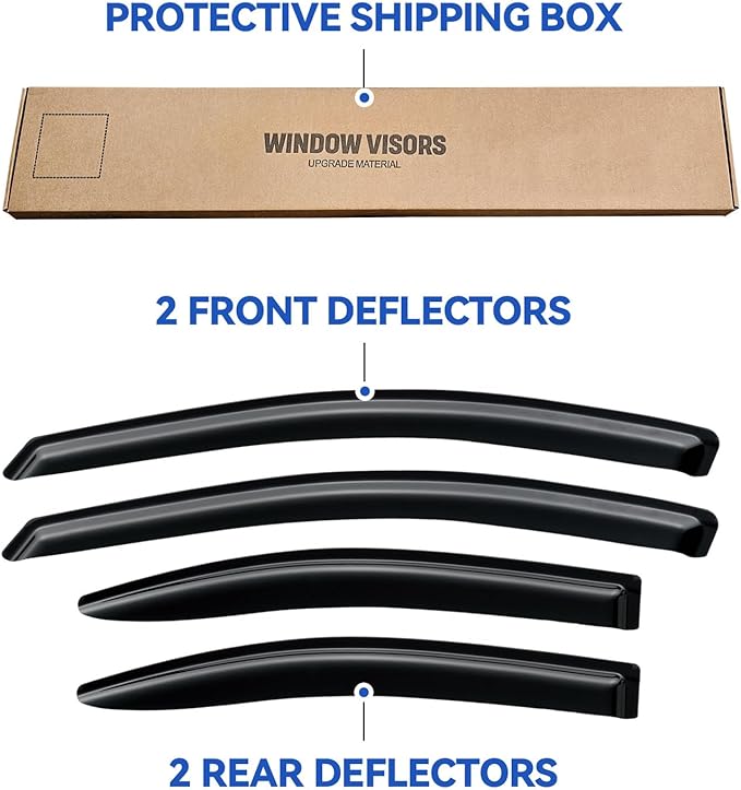 Window Visors Rain Guards Shield - Image 5