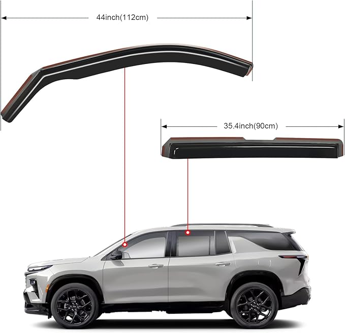 Nilight Durable in Channel Rain Guards - Image 7