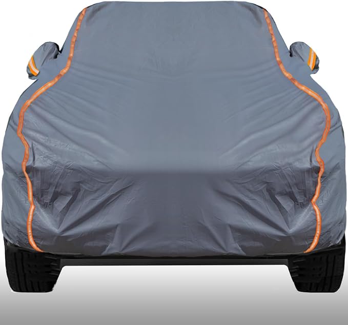 KEYOOG Universal Waterproof Heavy Weight Full Car Covers, Fit Pickup, All by KEYOOG
